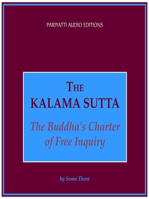 cover image of The Kalama Sutta